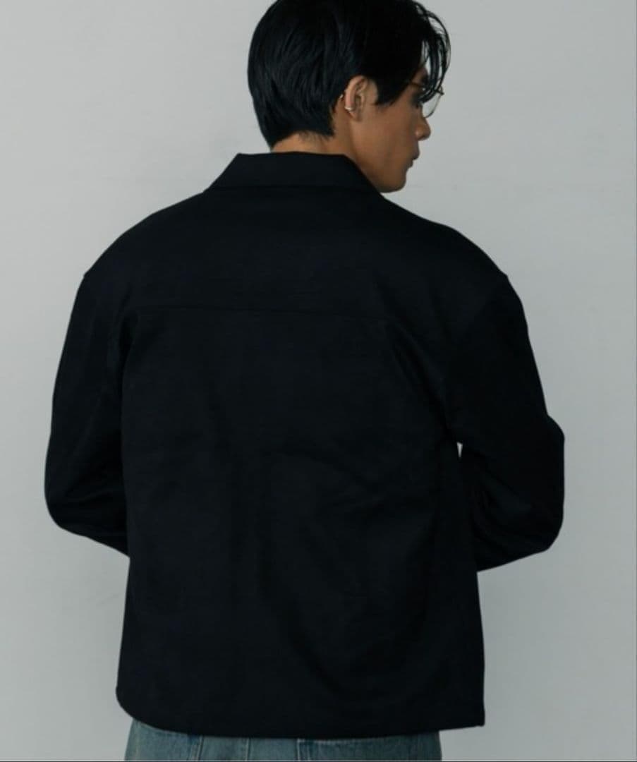 【新品タグ付】LURAKU シンセティックスエードジップジャケット L
