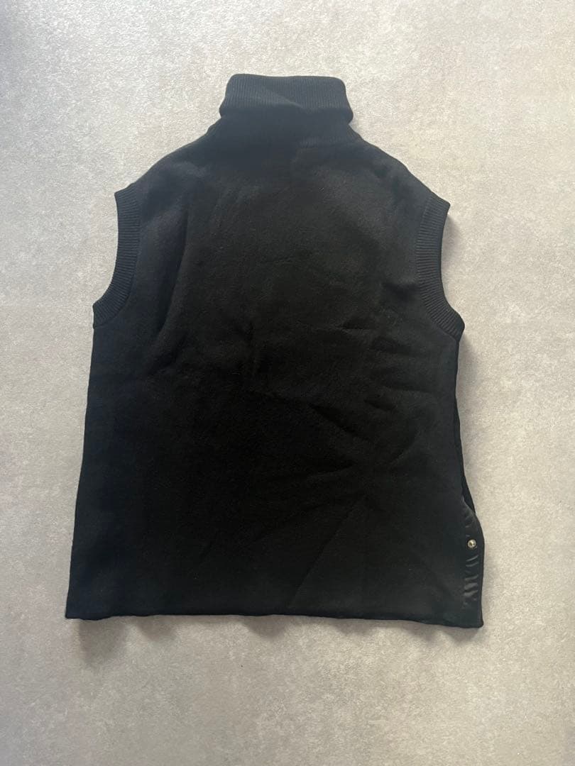 THE RERACS カシミア ハイネック ニットベスト フリーサイズ