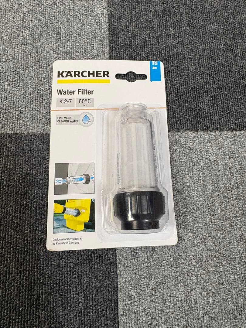 KARCHER K2 高圧洗浄機 本体＋別売り自吸用ホース＋フィルターまとめ売り