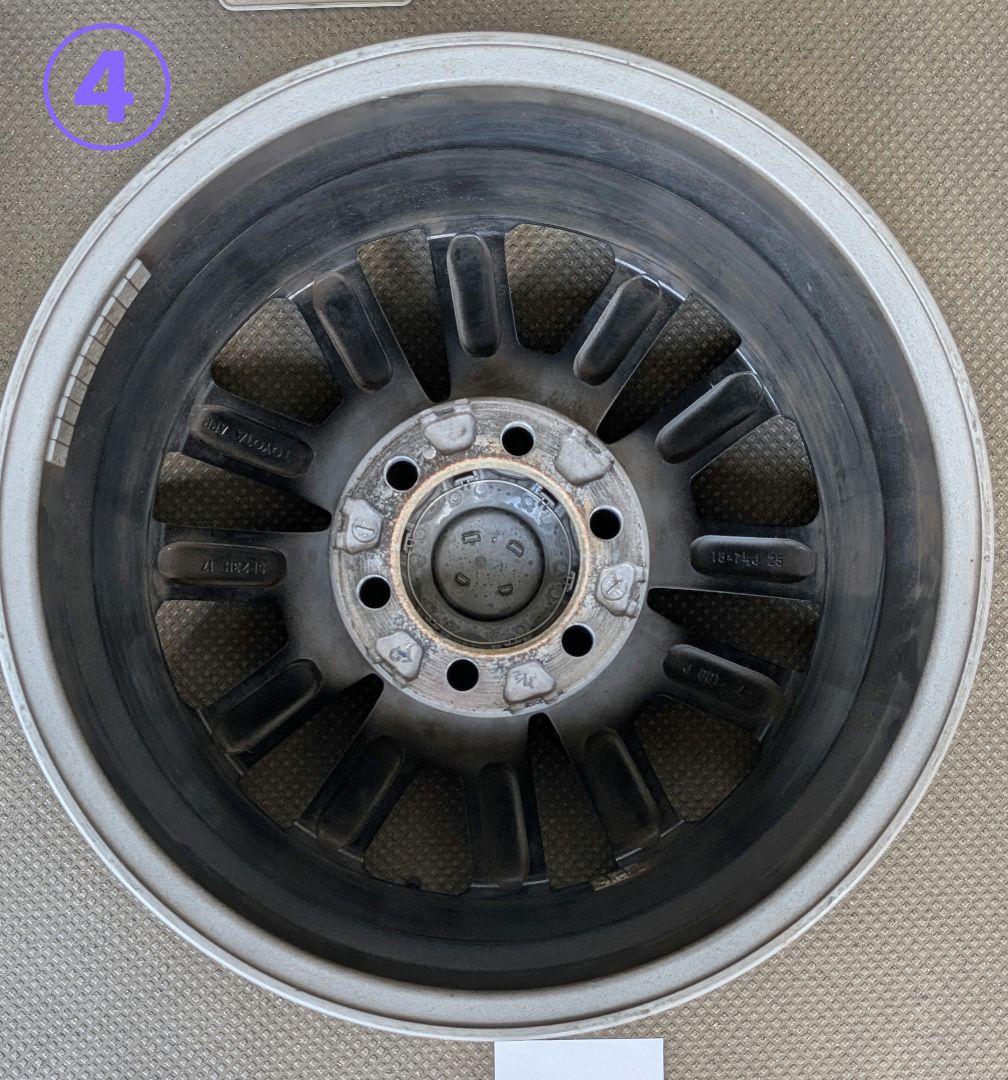 トヨタ ランドクルーザープラドマットブラック純正18インチホイール