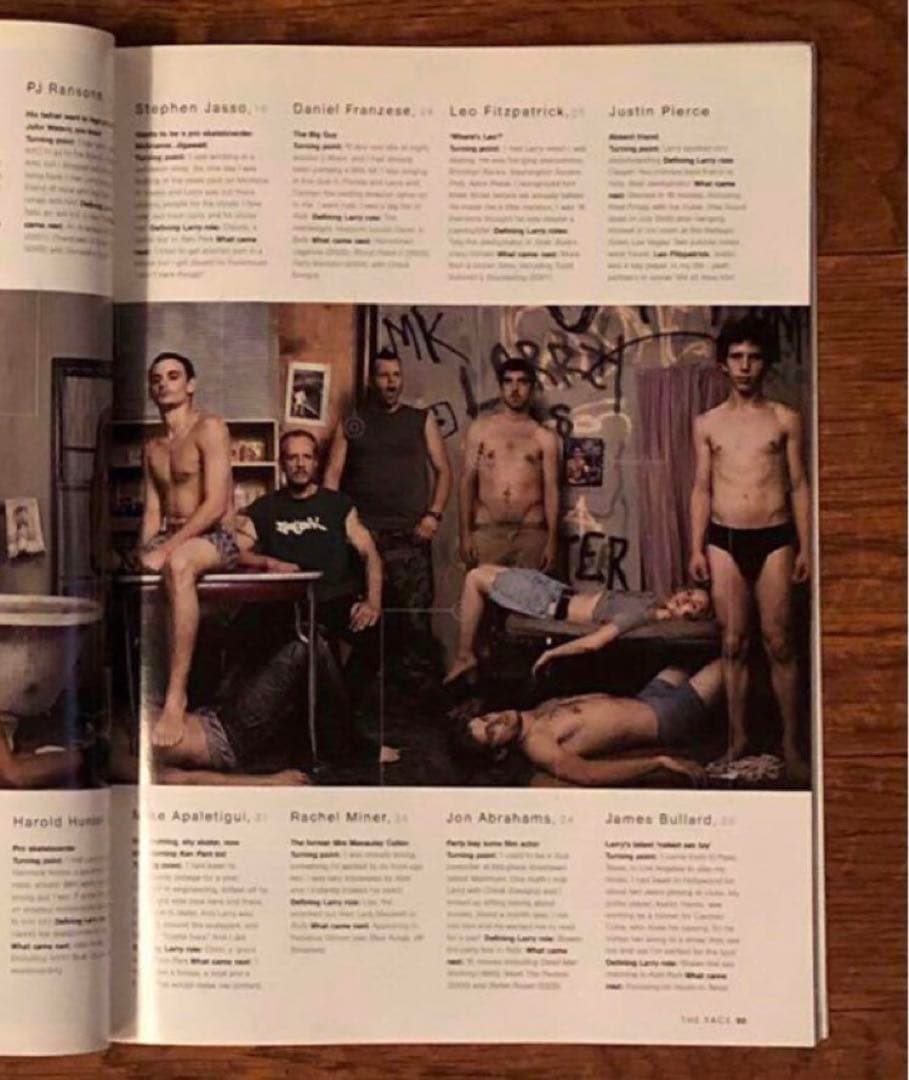 The Face Larry Clark 特集号 KIDS