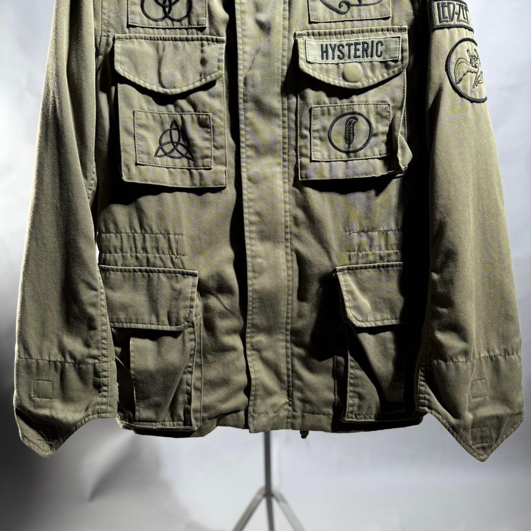 ジャケット・アウター HYSTERICGRAMOUR LED-ZEPPELIN M-65 sFREE