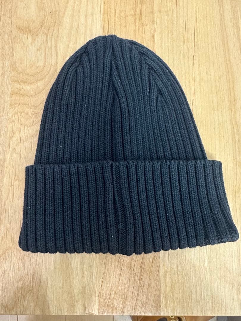 Supreme ブラック ニット帽 100%コットン