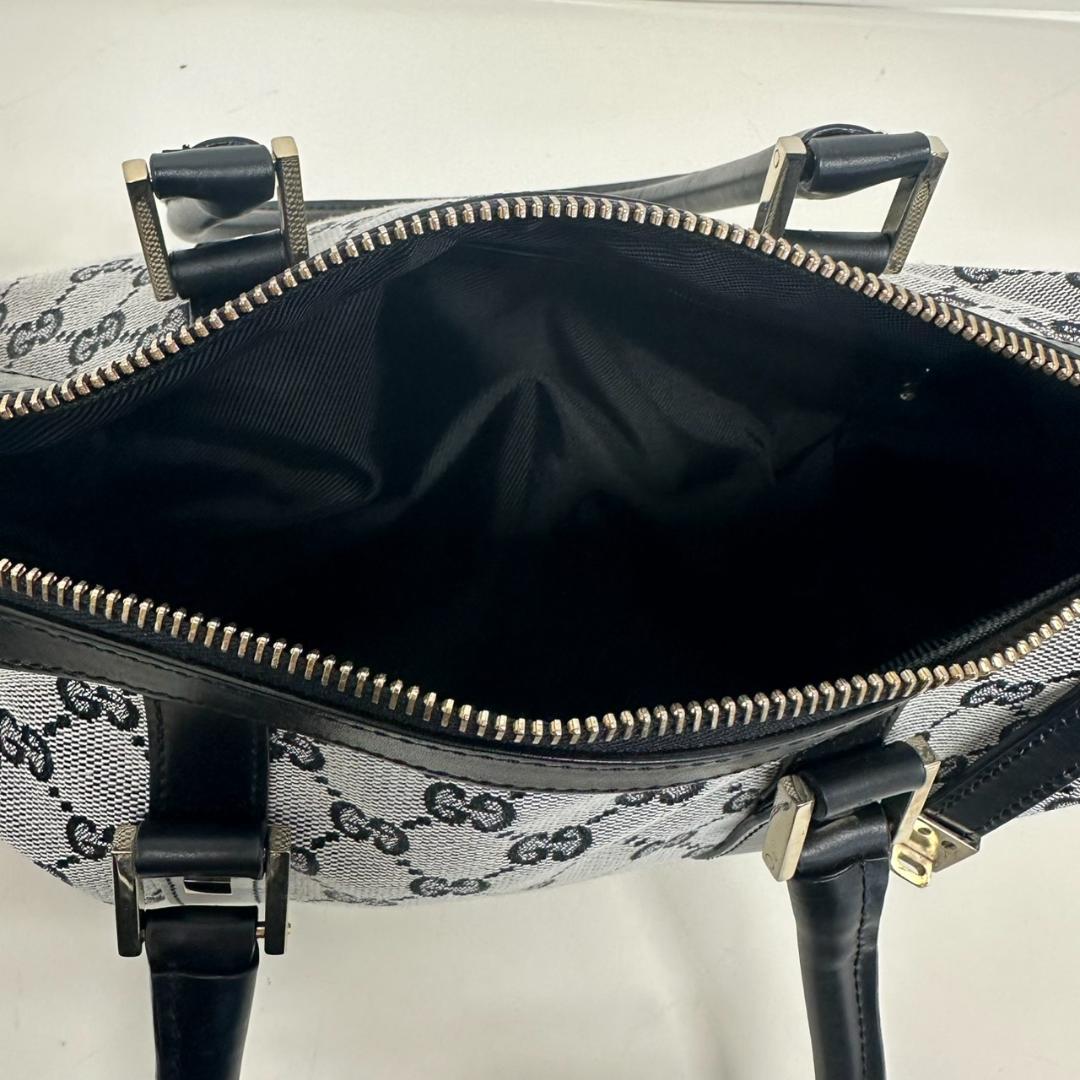 767279/GUCCI GGキャンバス レザーボストン 000.0851