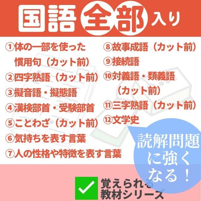 【～3/1期間限定特価】国語全部入り