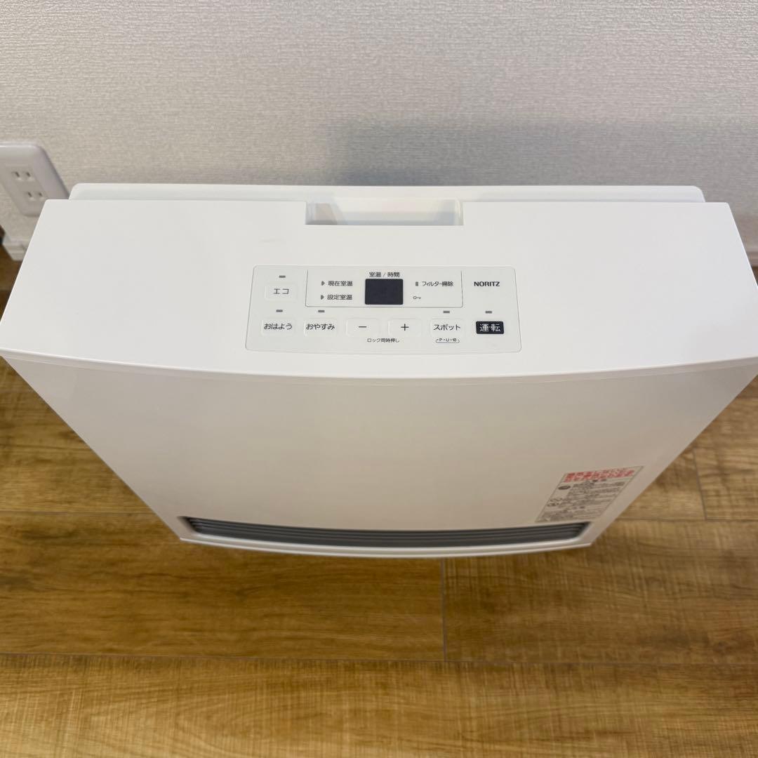 ノーリツ ガスファンヒーターGFH-4007S ガスコード付き ※LP用 ※中古