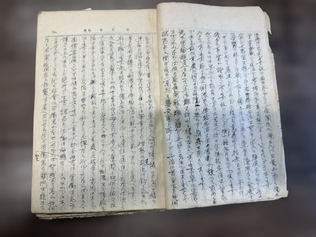 大正14年〜 辯論部原稿集 手書き写本 古文書 当時物