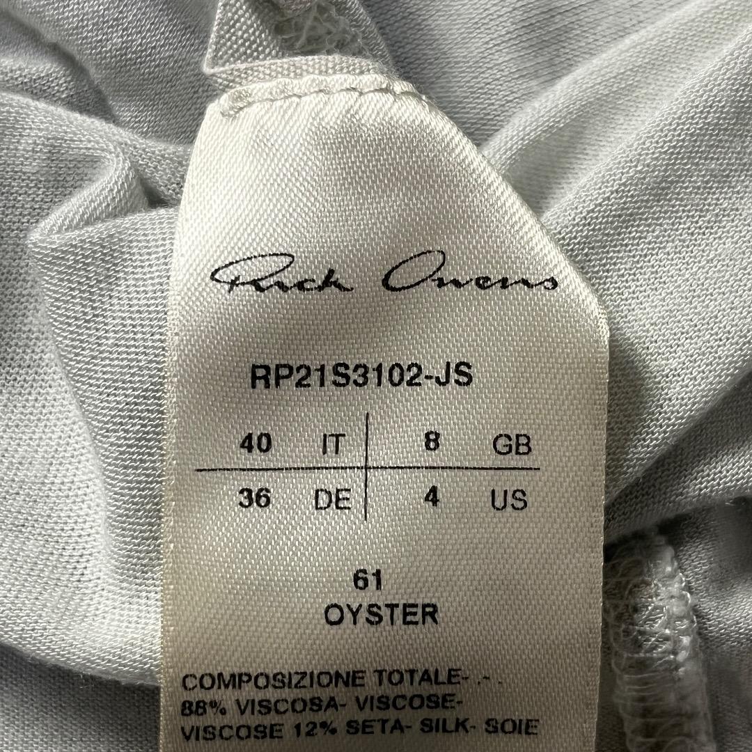 Rick Owens ノースリーブカットソー　レーヨンシルク　40 メンズS〜M