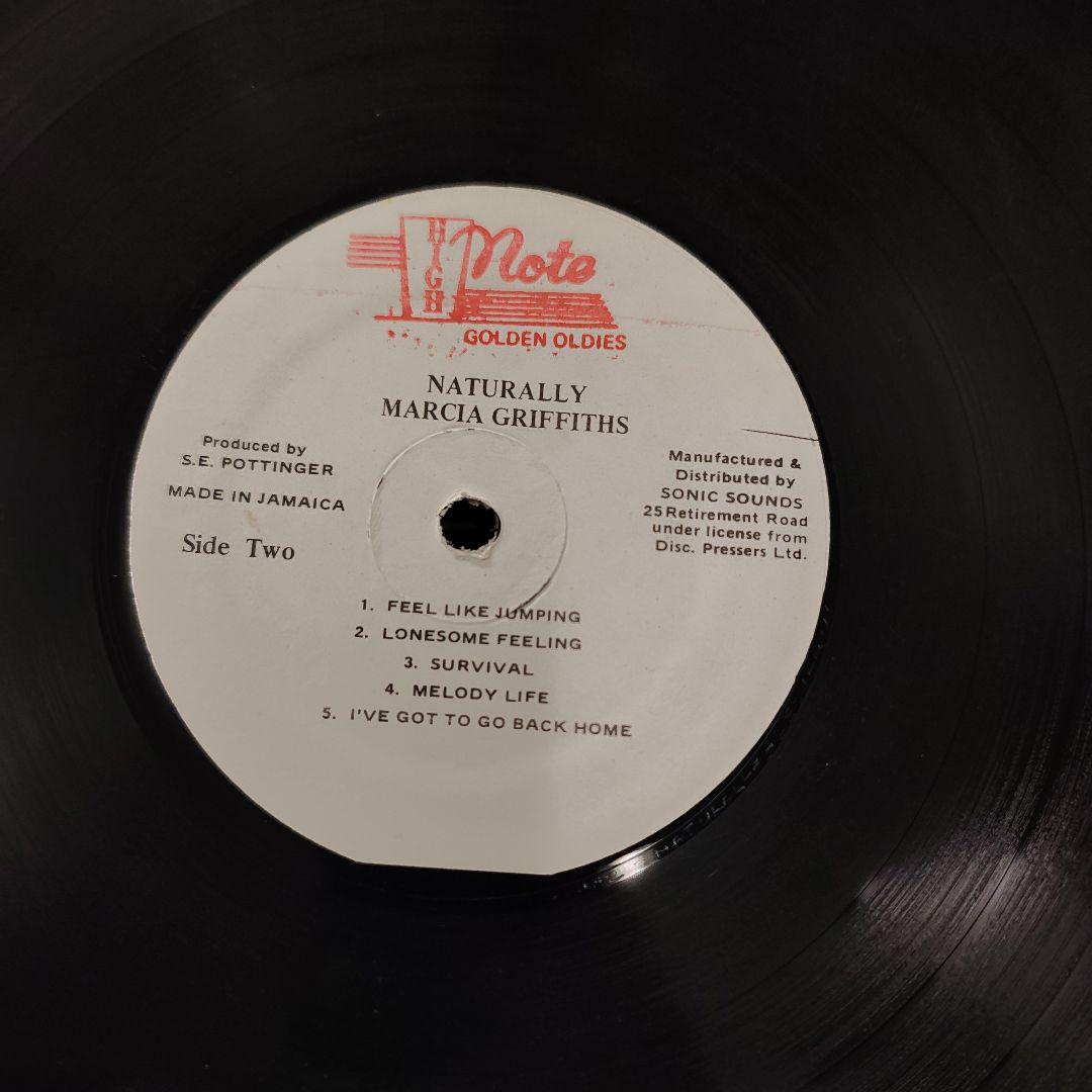 Marcia Griffiths Naturally LP レコード