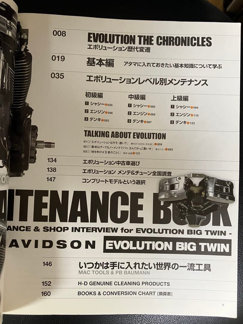 趣味・スポーツ・実用 EVOLUTION MAINTENANCE BOOK