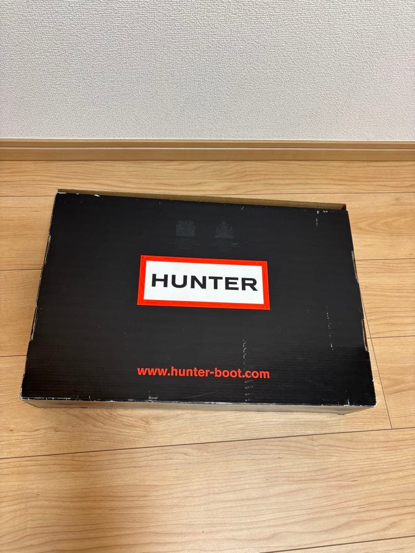 HUNTER ロングレインブーツ UK5(24cm) チョコレート