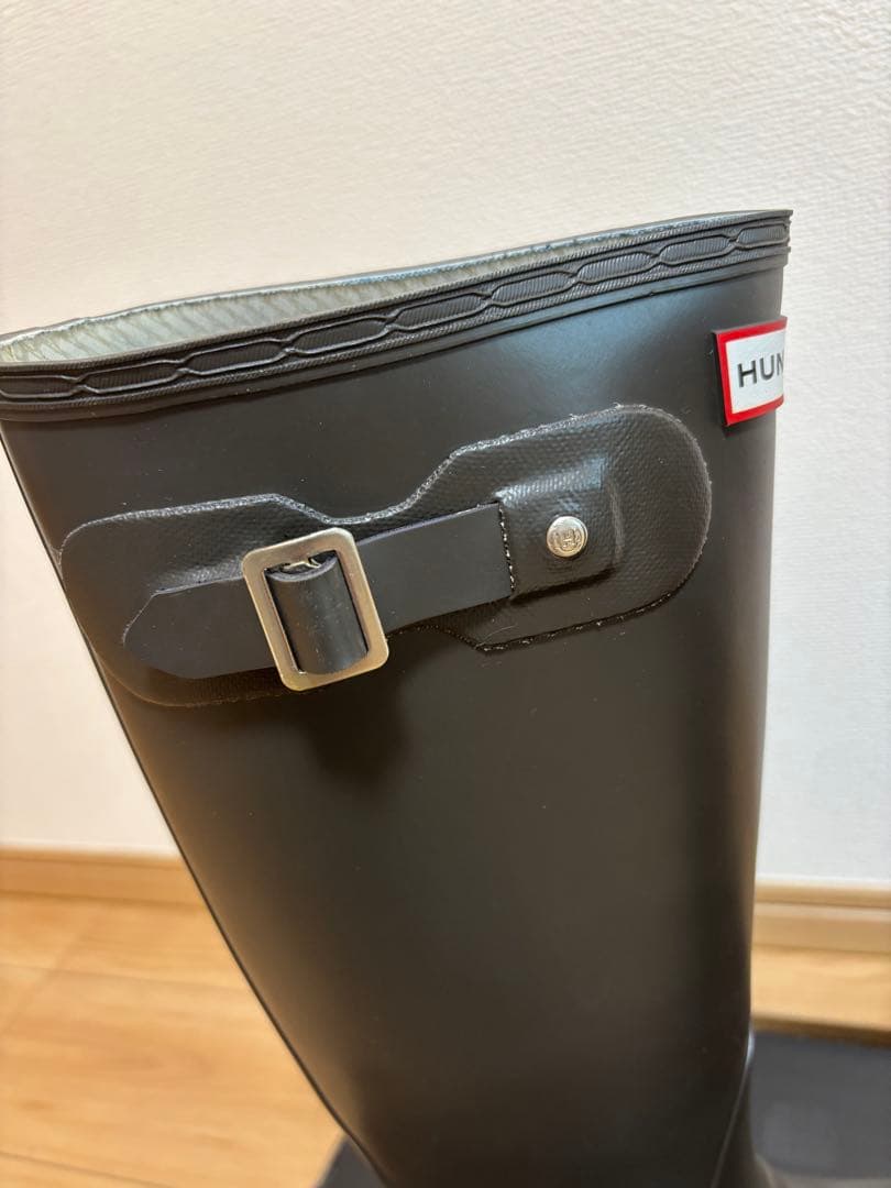 HUNTER ロングレインブーツ UK5(24cm) チョコレート