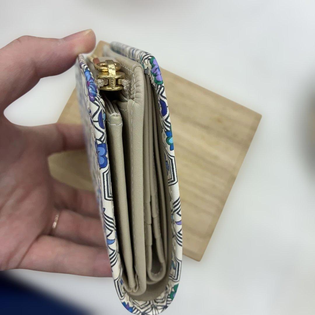 【美品】浅草文庫二つ折り財布 未使用品
