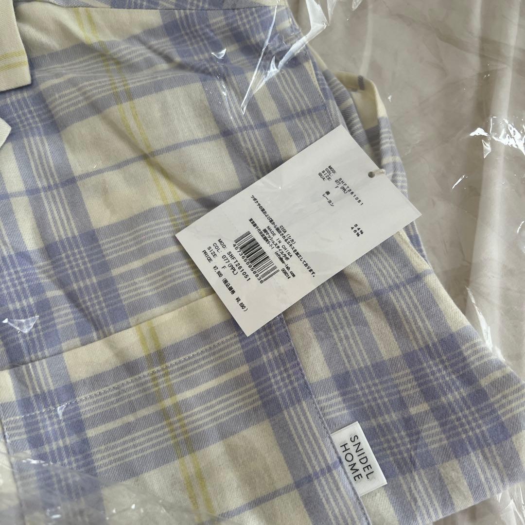 【新品未使用】SNIDEL  チェック柄パジャマセット
