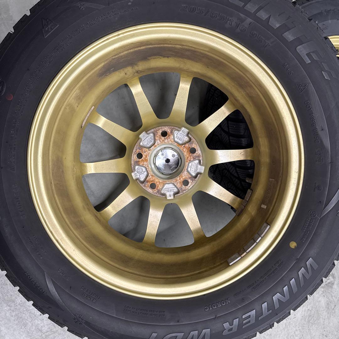 ①アルミホイール　16インチ　6.５ｊ　オフセット３８？　2本セット