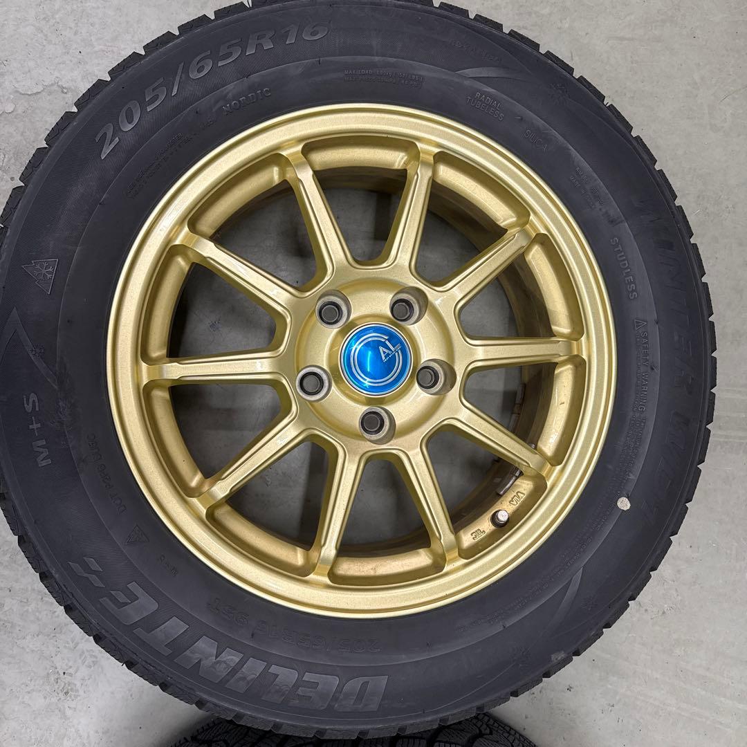 ①アルミホイール　16インチ　6.５ｊ　オフセット３８？　2本セット