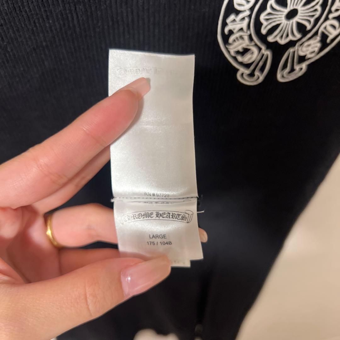 CHROME HEARTS ホースシュー　ブラック タンクトップ