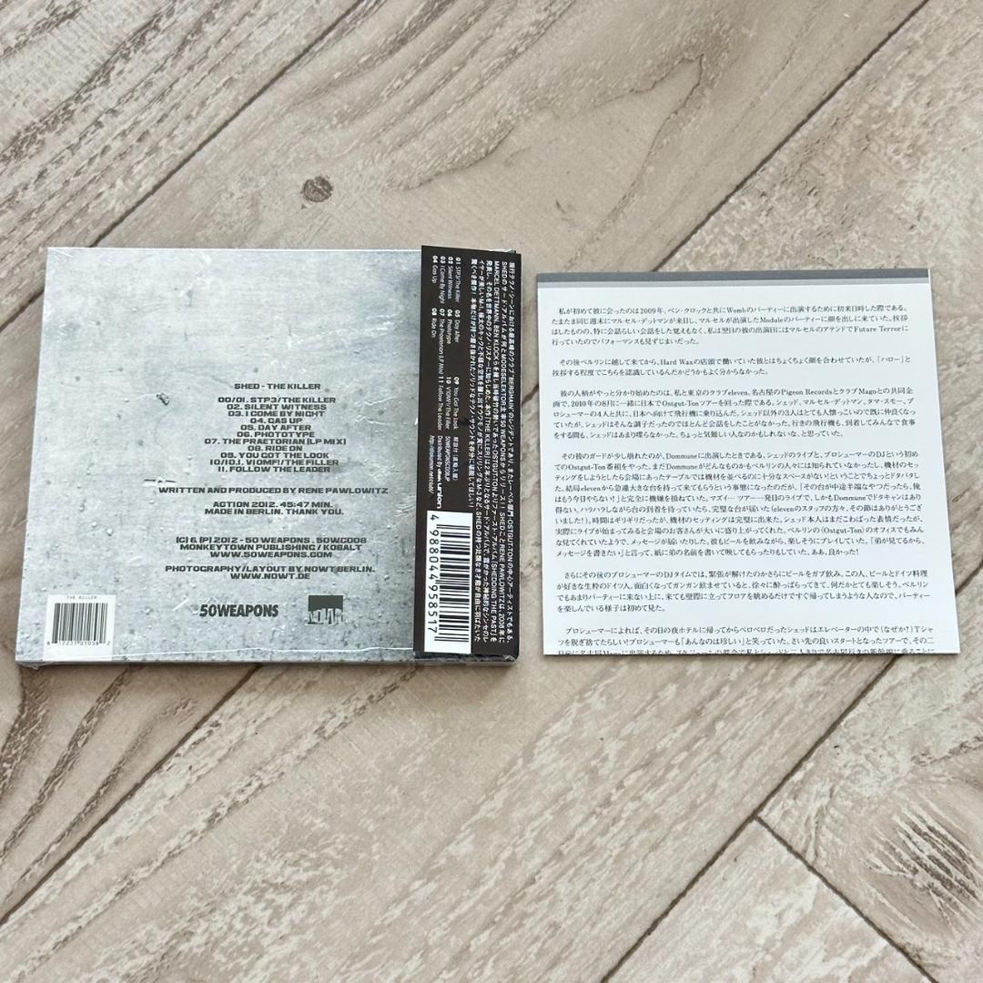 THE KILLER ( 直輸入盤・帯ライナー付 )/シェッド：未開封CD