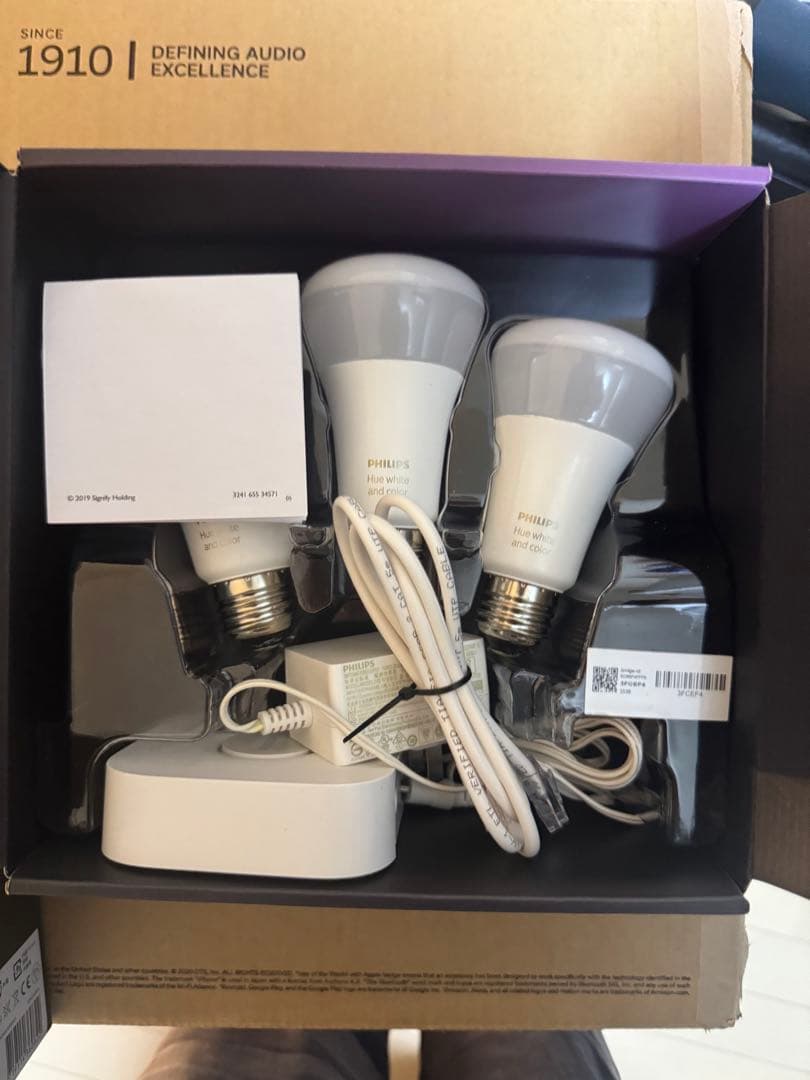 Philips Hue フルカラー ホワイト電球セット A60 Eスマート照明