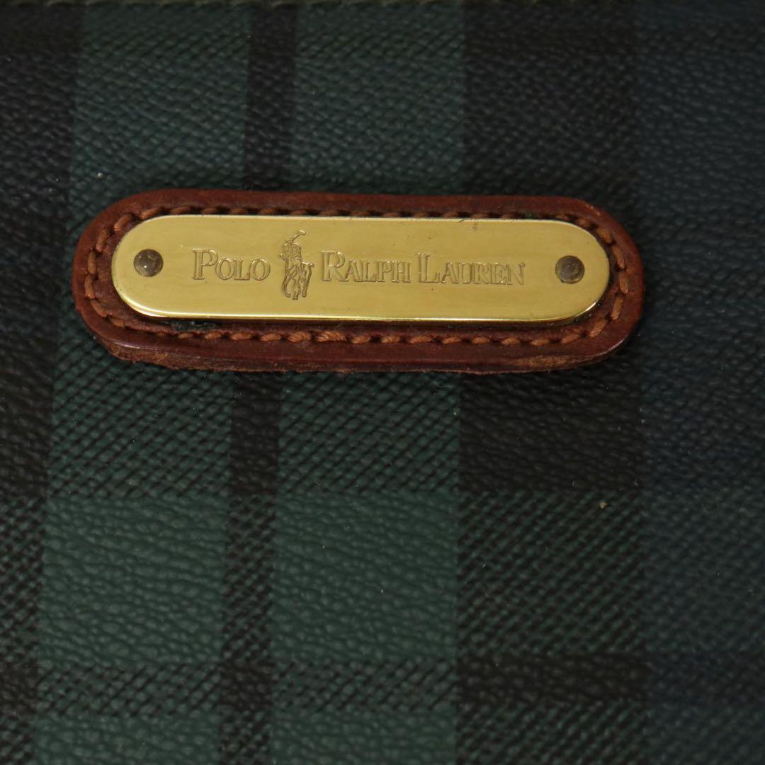 POLO Ralph Lauren ミニボストンバッグ チェック　ヴィンテージ