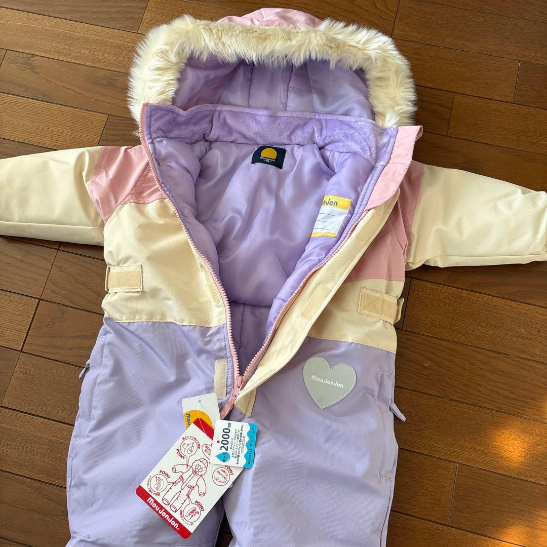 【新品】Moujonjon スキーウエア スノーウエア 90㎝