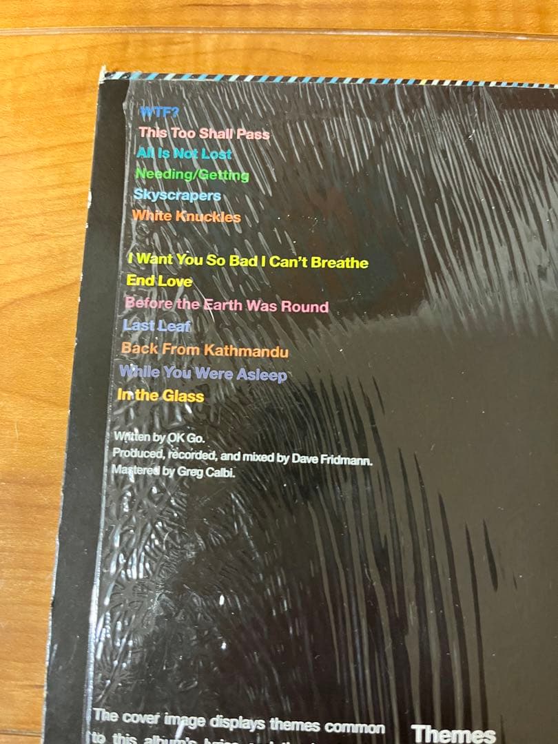 レア盤！OK GO OF THE BLUE COLOUR OF THE SKY