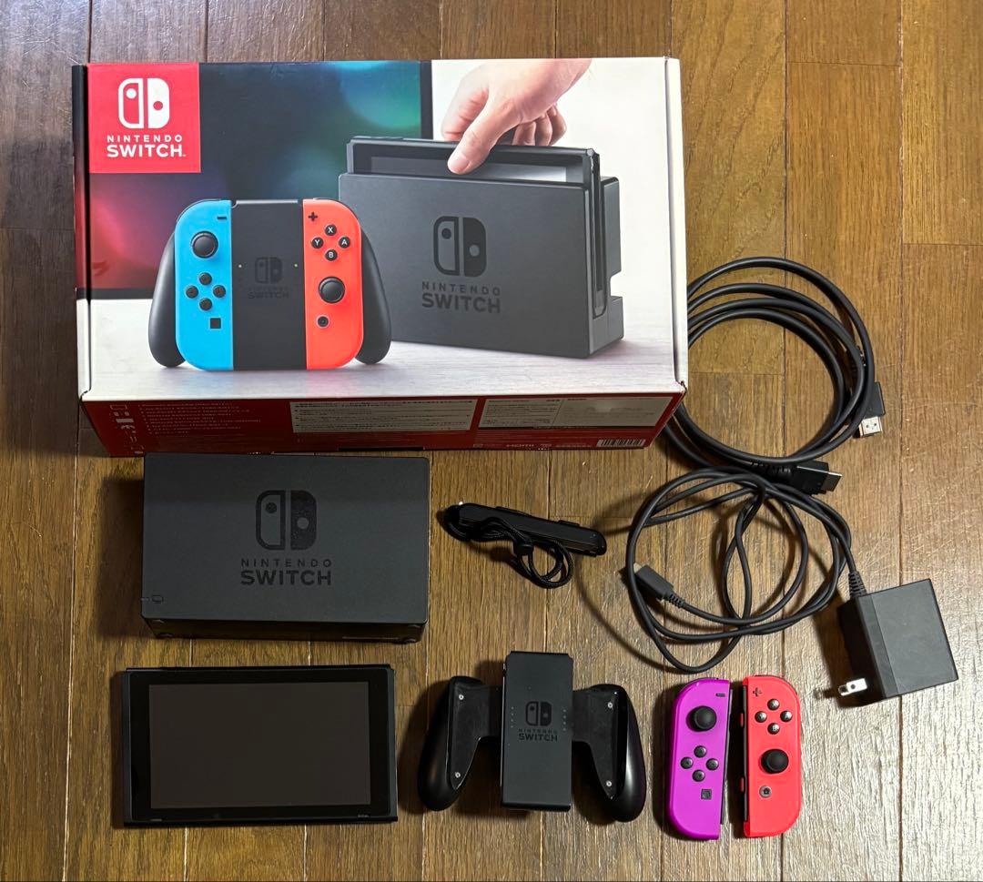Nintendo Switch ネオンレッド/パープル 本体