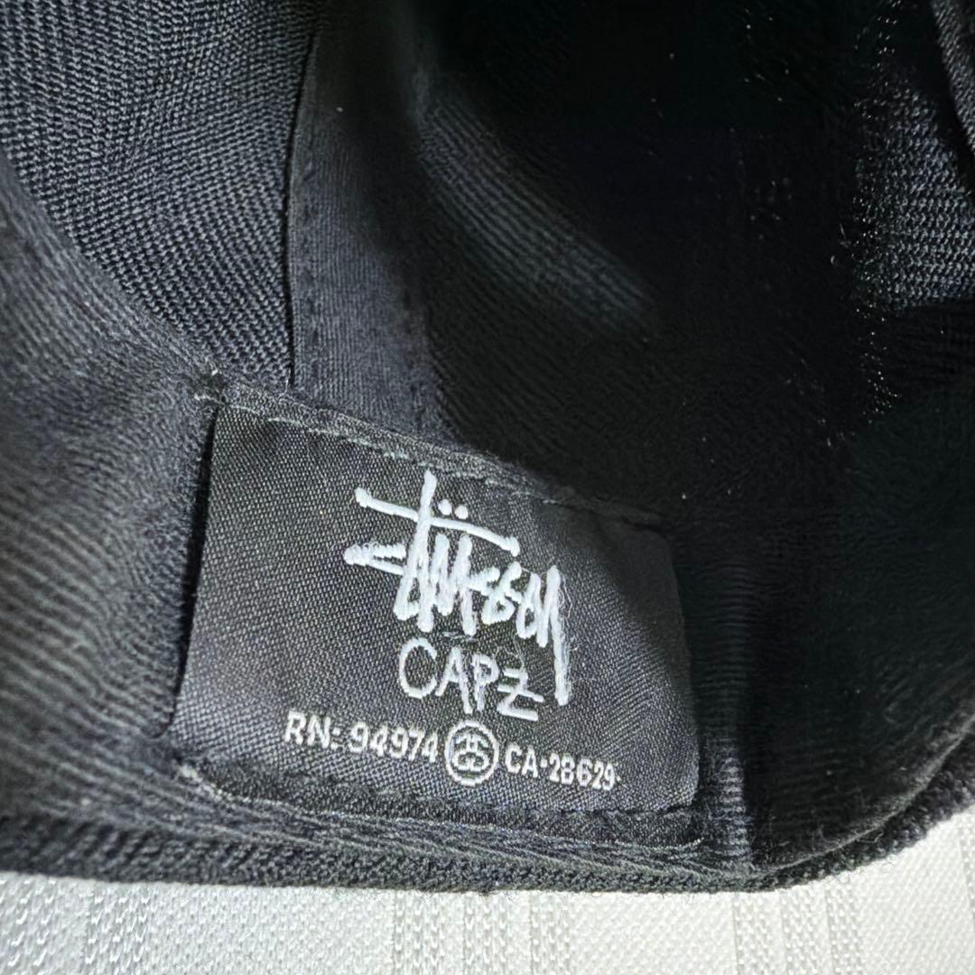 激レア❗️ ステューシーSTUSSY キャップ エイトボール 刺繍 ブラック