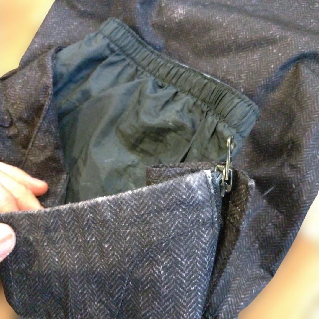 Nike スノーボ パンツ ダークグレー ヘリンボーン柄