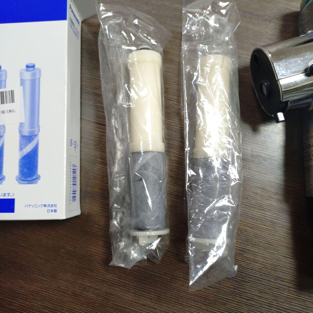 パナソニックTK-CK40SSK吐水ヘッドとカ一トリッジ2本