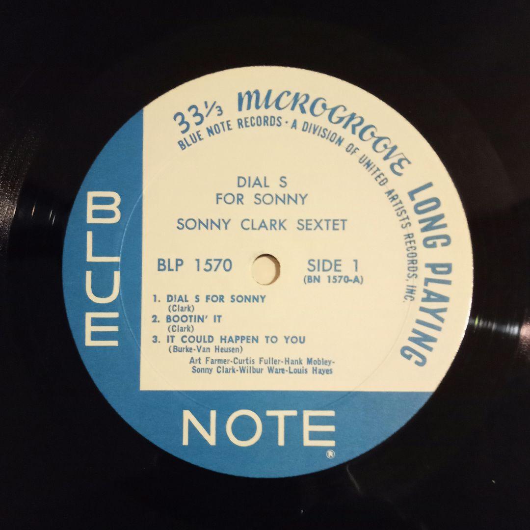 ソニー・クラーク　ダイアル・S・フォー・ソニー　Mono　UA　青白　レコード