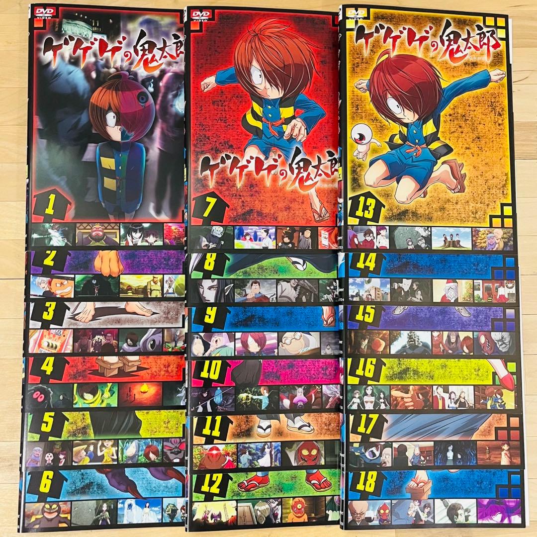 ゲゲゲの鬼太郎【全35巻+2018+2019＋劇場版】レンタルDVD 匿名配送