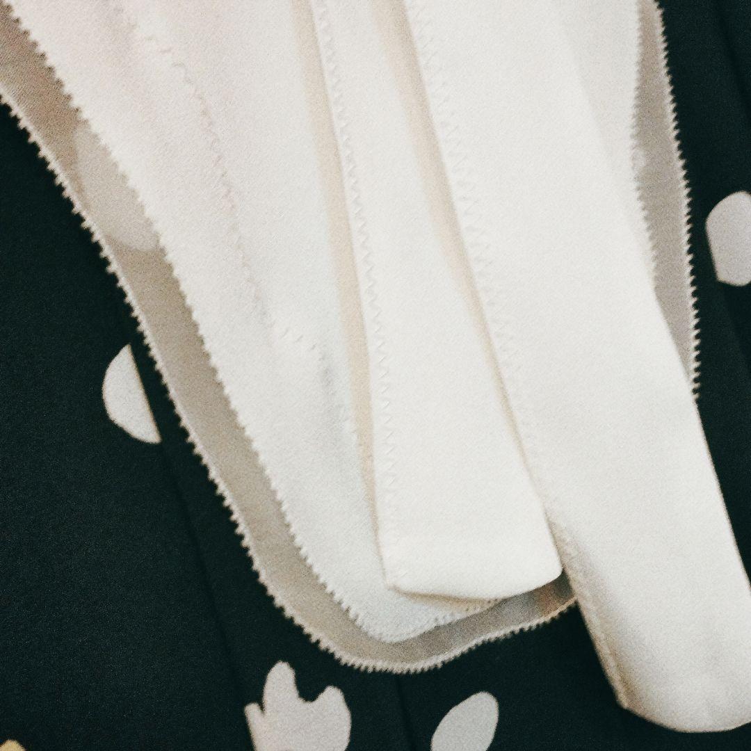 【CELFORD × HANAEMORI】ヨークデザインプリーツワンピース M