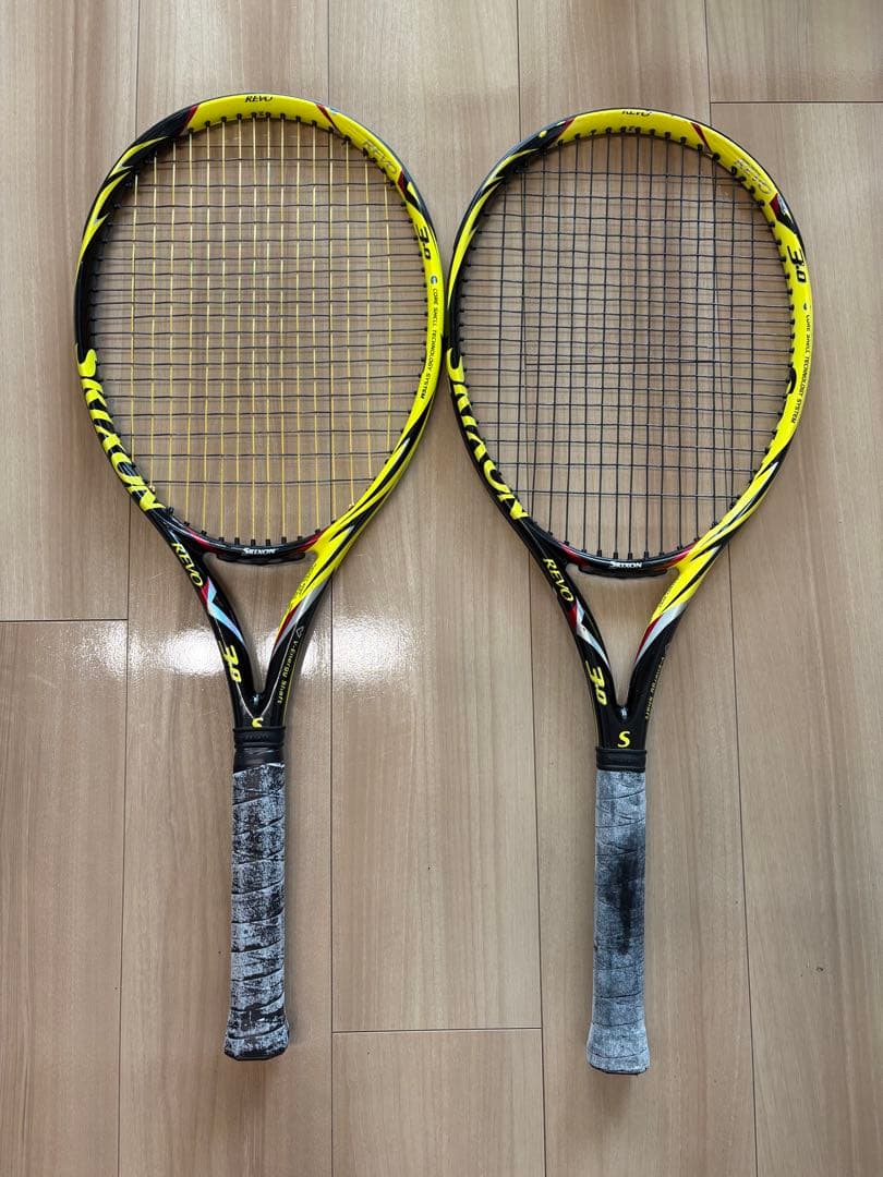SIXON REVO 3.0 テニスラケット 2本セット 硬式テニス 軟式テニス