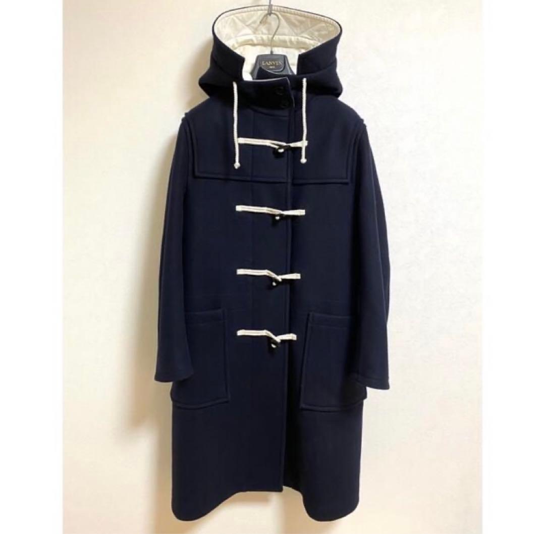 新品アウター　JIL SANDER＋ ダッフルコート ネイビー34サイズ