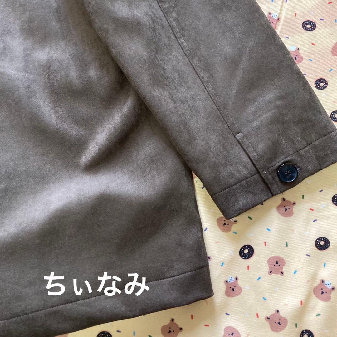 MONOHA Faux Suede Utility Jacket ジャケット