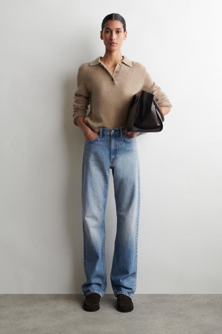 パンツ COS REPRISE STRAIGHT-LEG JEANS