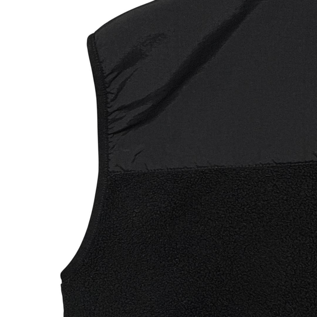 THE NORTH FACE デナリ フリースベスト 刺繍ロゴ 黒 XL相当