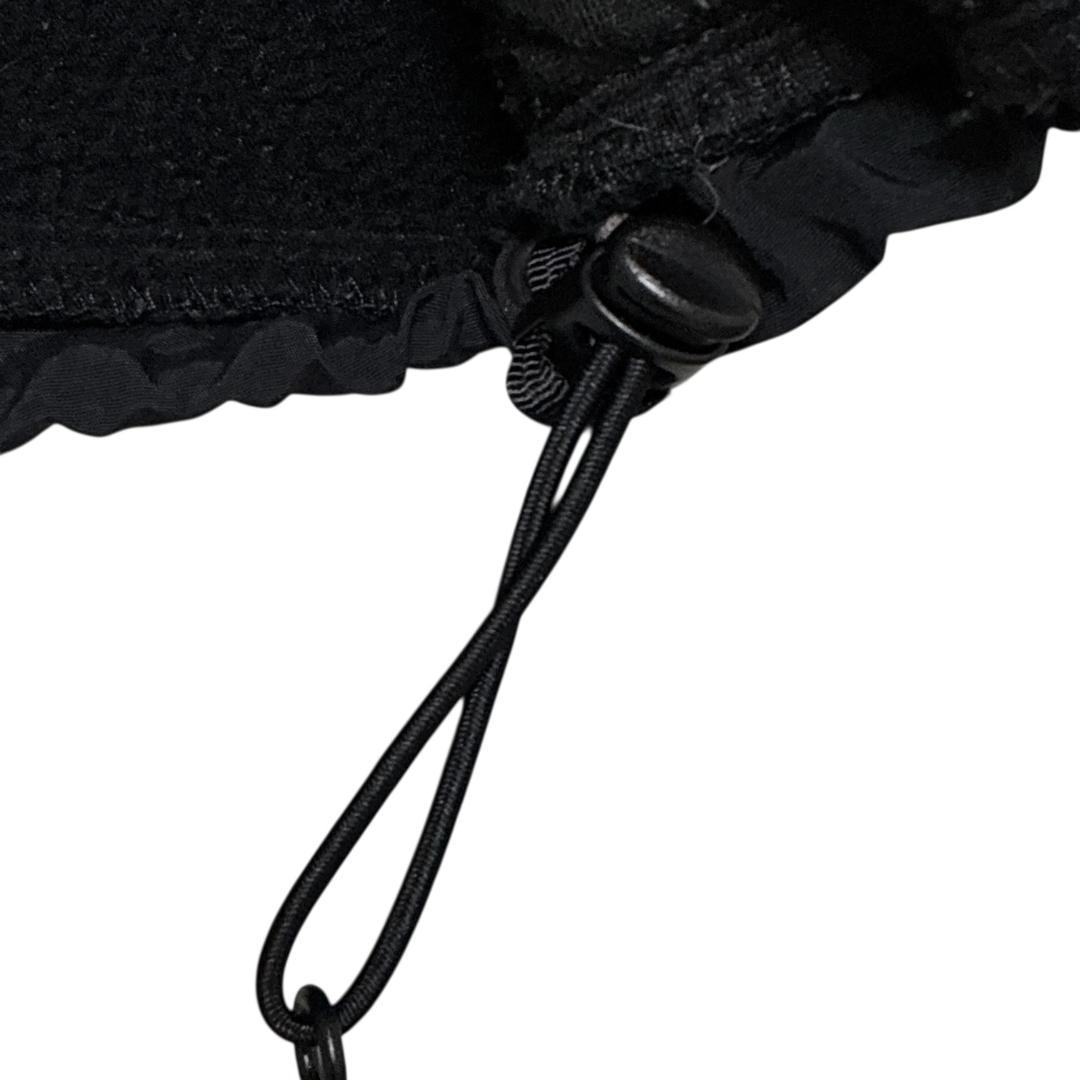 THE NORTH FACE デナリ フリースベスト 刺繍ロゴ 黒 XL相当