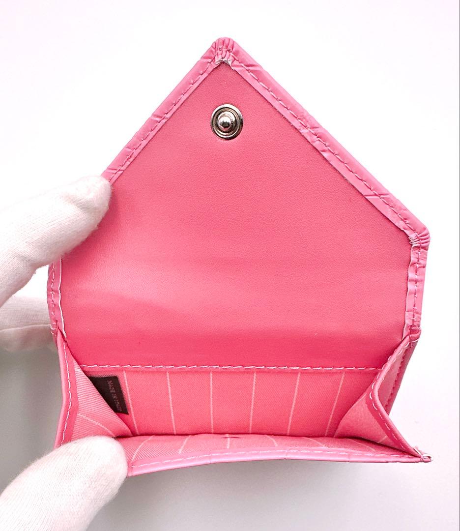【新品✨超希少】Vivienne Westwood ミニ財布 /型押し/ピンク
