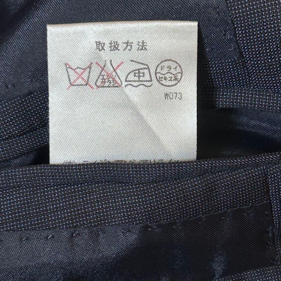 美品　LORO PIANA×テイジンメンズ 段返り3Bジャケット ネイビー　46