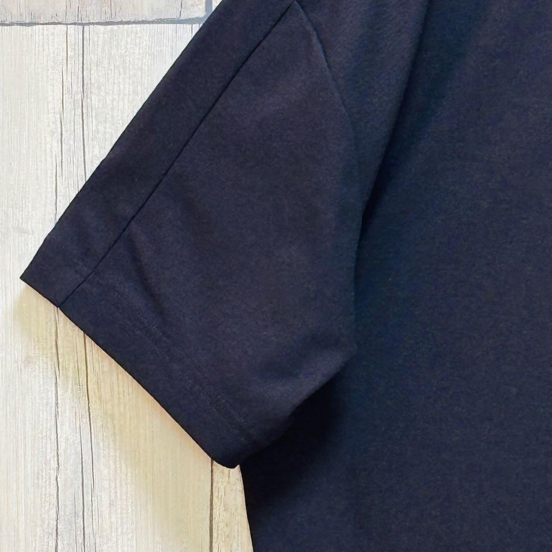 デサント　DESCENTE GOLF モックネック　シャツ　ブラック　 O