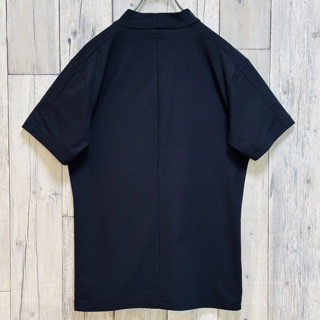 デサント　DESCENTE GOLF モックネック　シャツ　ブラック　 O