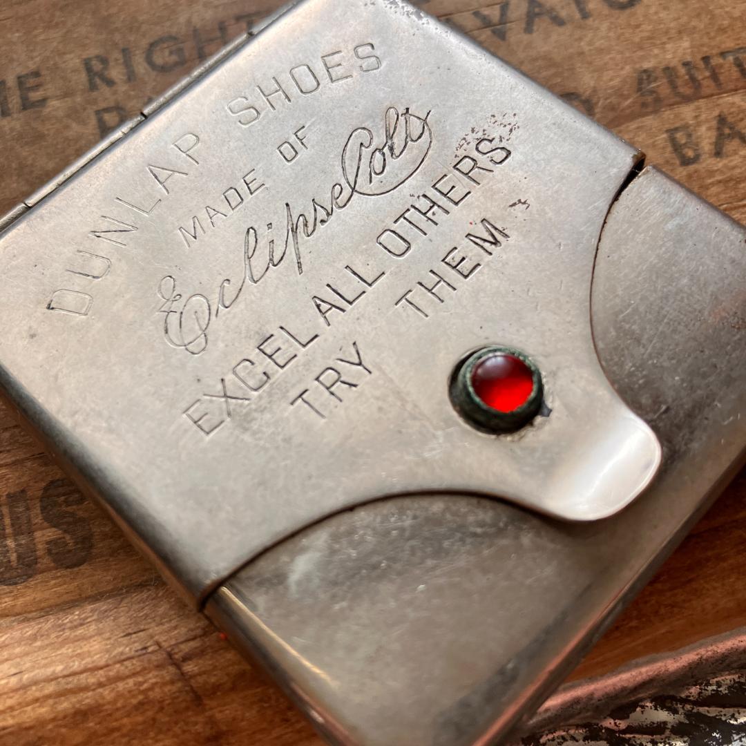 US広告入マッチケース／Early 1900s／antique／ノベルティ