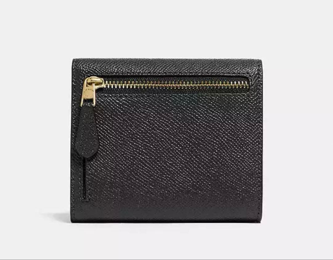 COACH コーチ　ブラック ミニ財布　折り財布