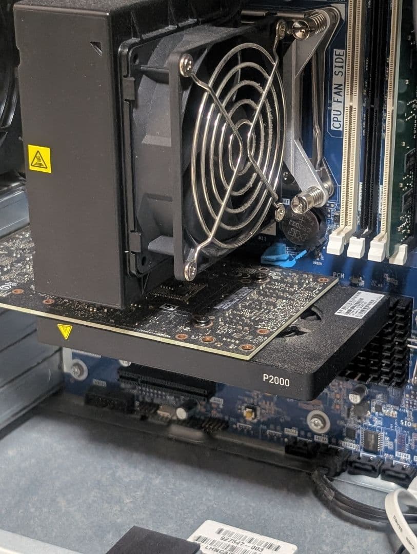 HP Z4 G4 ワークステーション NVIDIA P2000