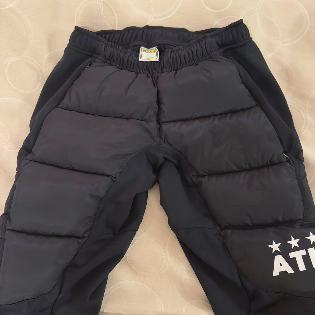 美品 ATHLETA アスレタ 中綿 ウォームパンツ サッカー フットサル