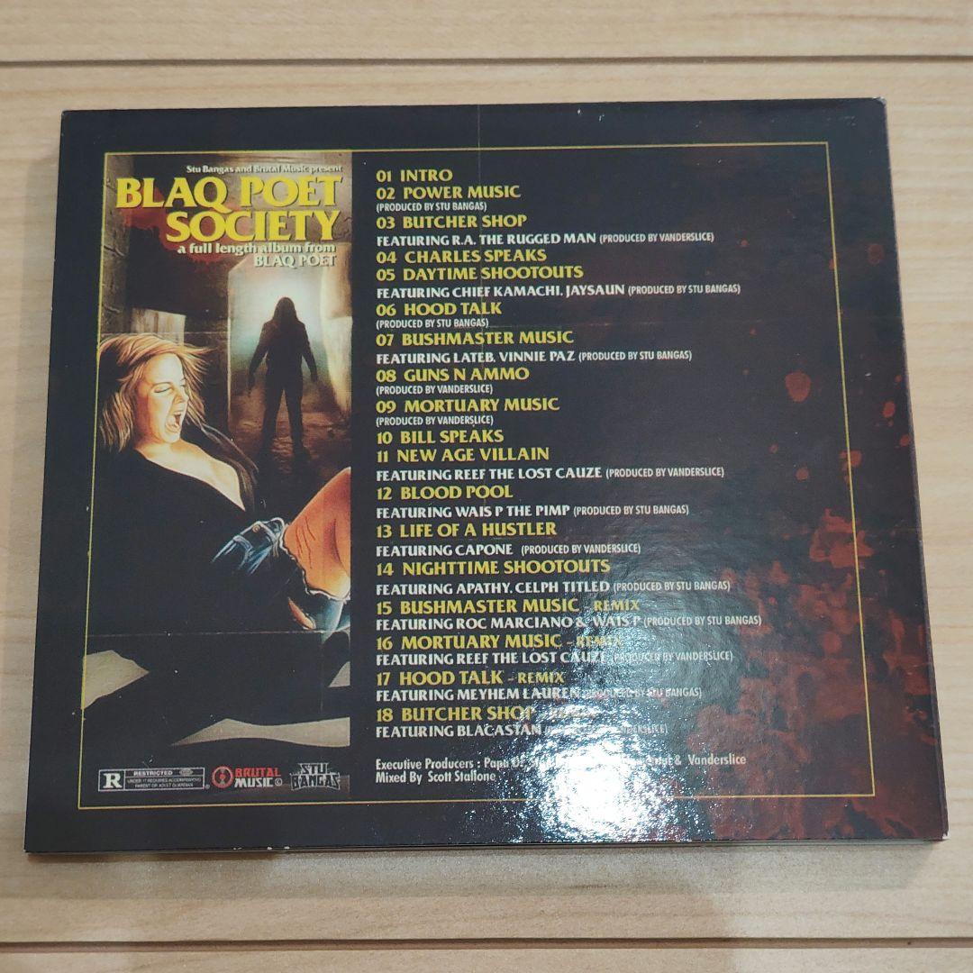 Blaq Poet Society 限定盤 Stu Bangasサイン書込み
