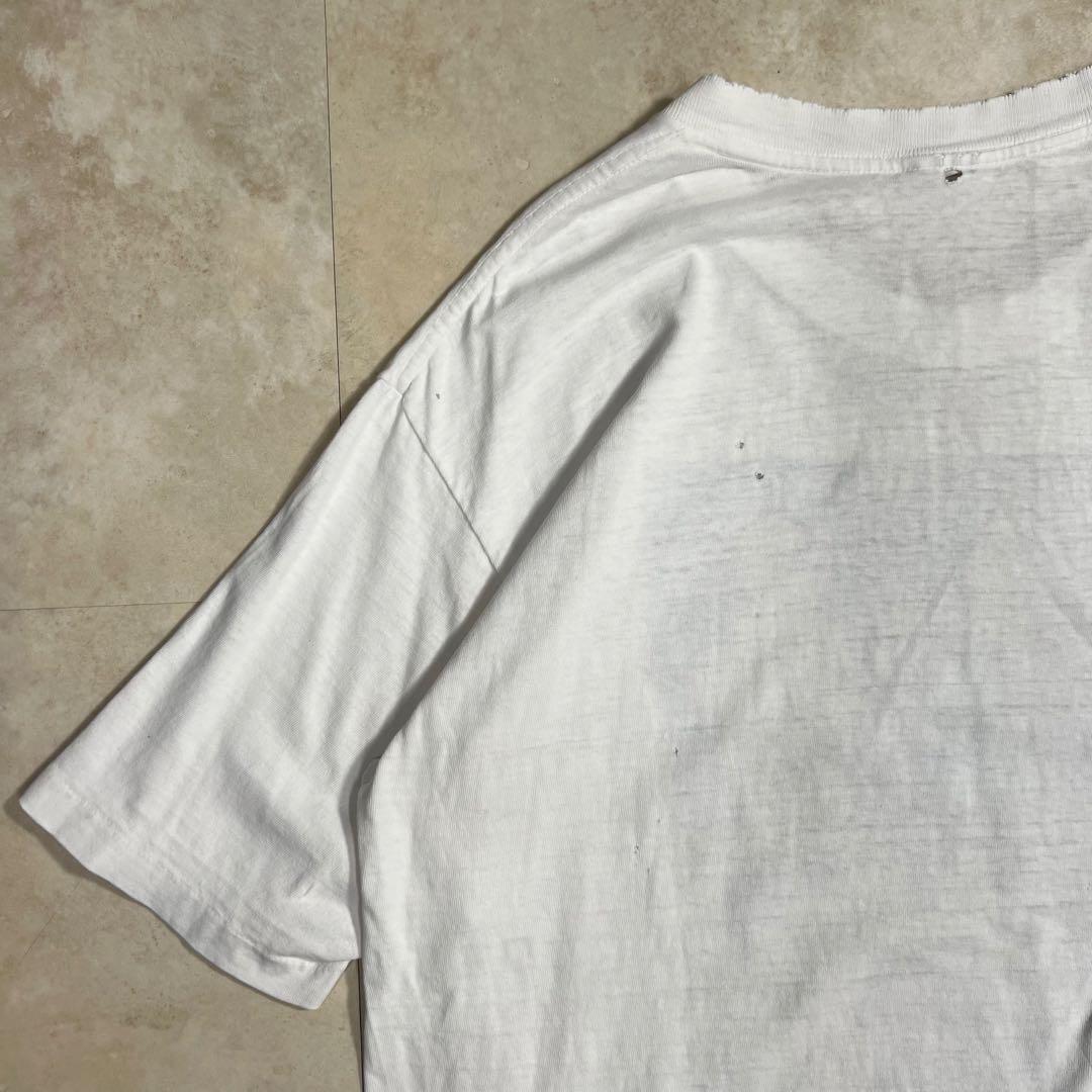 80s \"Hans Holbein\" Tee アート　Tシャツ　ホワイト　XL
