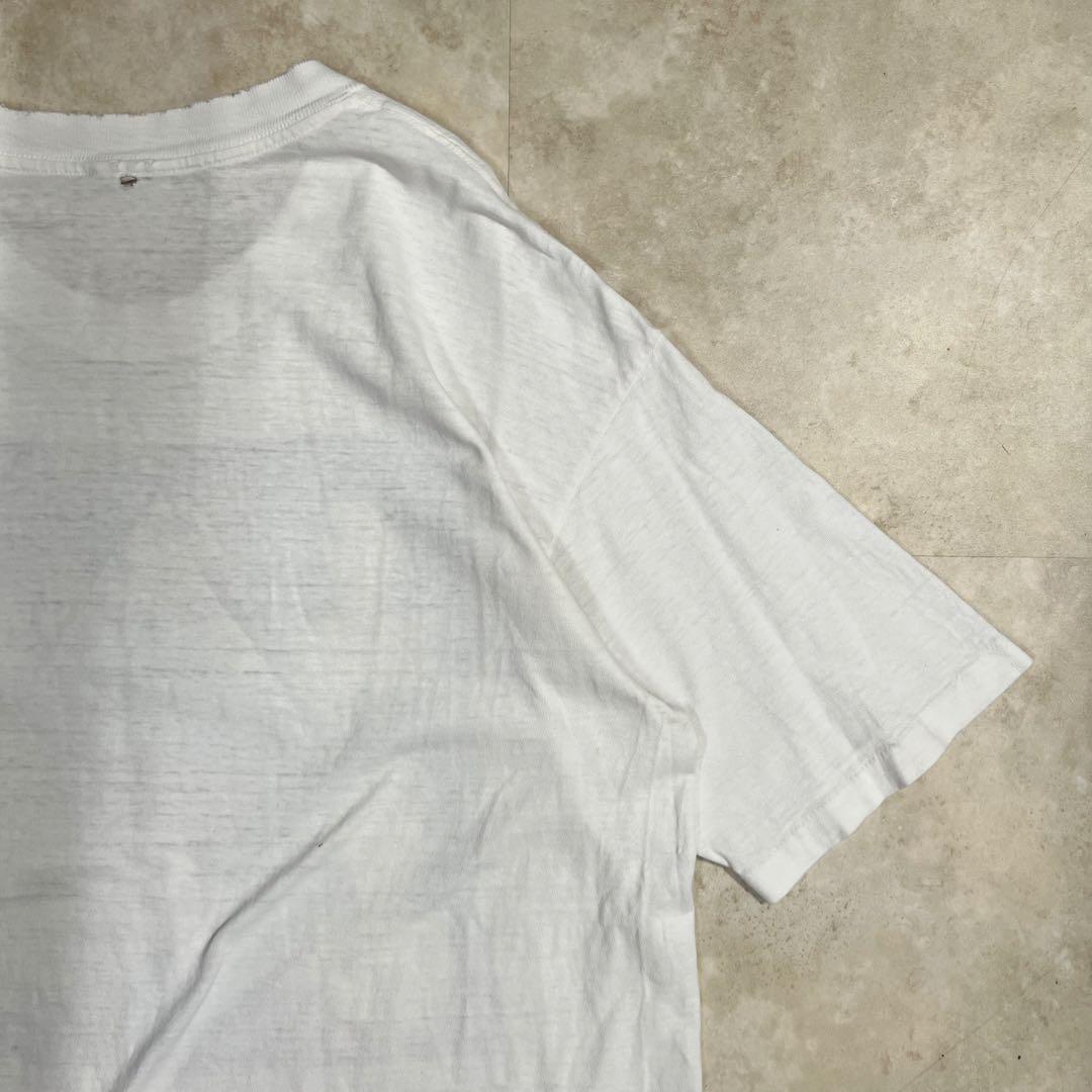 80s \"Hans Holbein\" Tee アート　Tシャツ　ホワイト　XL